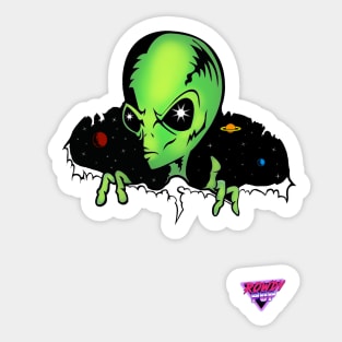 Close Encounter Sticker